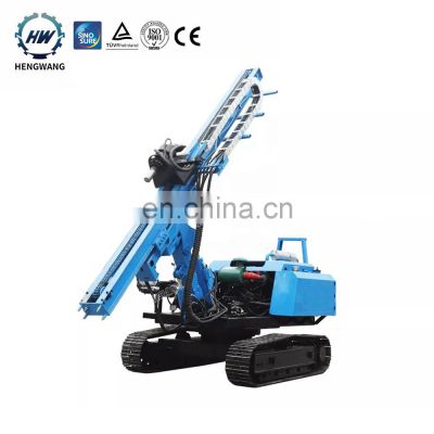 Solar hydraulic steel  pile hammer ramming driving machine