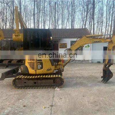 Excellent working performance komatsu original condition original painting excavator pc35 pc40 pc50 pc55