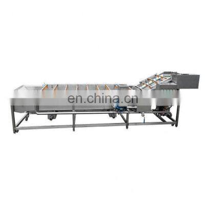 electrical bubble washing machine fruit and vegetable cleaning machine / vegetable cleaning machine fruit fruit juice processing