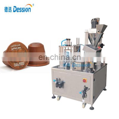 New type k cup coffee capsule filling sealing machine