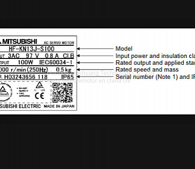 HG-KN13J-S100 Mitsubishi 0.1kw Rated Output Power Servo Modular