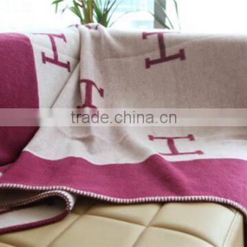 NO.1 China blanket factory life comfortable travel set home textile full size check wool throw plaid blanket