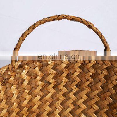 HBK Three Piece Set Circular Rattan Fruit and Egg Storage Basket for Natural Rattan photo-4