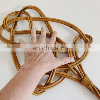 Hot Sale Rattan Carpet Beater Vintage French Style Woven Rattan Rug Beater Cheap Wholesale Made in Vietnam
