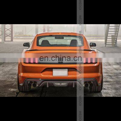 ABS Spoiler Universal Tail For Mustang Rear Racing Glue Spoiler Lip Orgion Car Carbon Surface Series Finish OEM photo-3