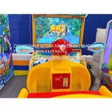 Guangdong Zhongshan Tai Le Amusement Children's Indoor and Outdoor Video Games Coin-operated Self-help Sports Class Crazy Rowing Stimulation Swing Racing Simulation Crazy Out of the Lottery photo-3