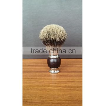 Resin and metal handle pure badger Hair shaving brush