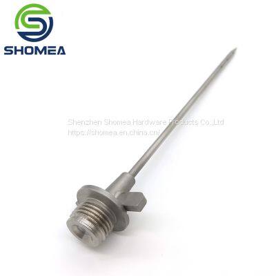 Shomea Customized small daimeter Stainless Steel pencil point tip Puncture needle with luer lock