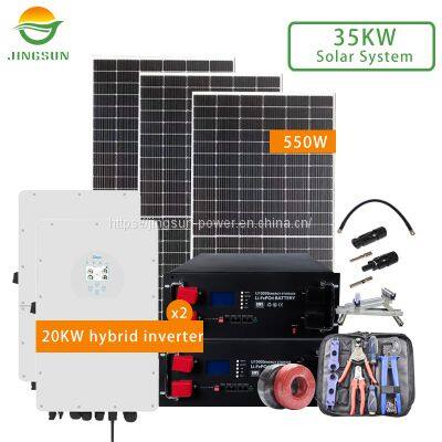 35KW Solar System 550W panels