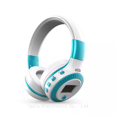 BT5.0 Headphones Wireless Blue Tooth Open Over Ear Hifi Stereo Aux lay With Microphone