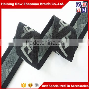 China Zhejiang wholesale custom logo pattern nylon elastic webbing