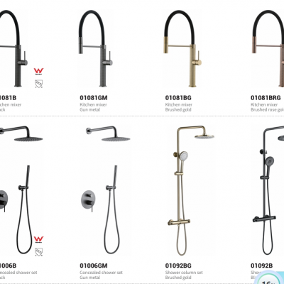 Diverse Material Options Innovative Design Practicality Basin/Kitchen Mixer Series photo-4