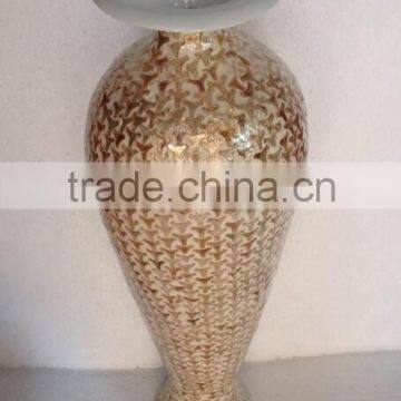 Best selling High quality MODERN mother of pearl inlay vase from Vietnam