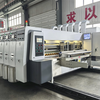 Letterpress Printing Flexo Water Ink Printing Slotting Creasing Machine for Carton Box Making