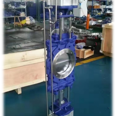 Electric Knife Gate Valve for Power Plant Systems - Controls Effluent and Discharge with Self-Sealing Mechanism to Prevent Leaks