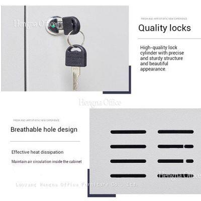 Taquilla de carga para teléfonos móviles con múltiples ranuras de carga y protección contra fugas | Almacenamiento seguro para centros comerciales y aeropuertos photo-4