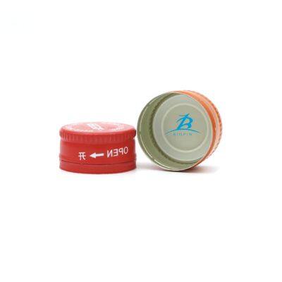 Custom Printed Aluminium ROPP Cap for Wine Glass Bottles Aluminium Pilfer Proof Caps photo-2