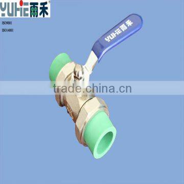 ppr pipe fittings female brass ball valve copper insert