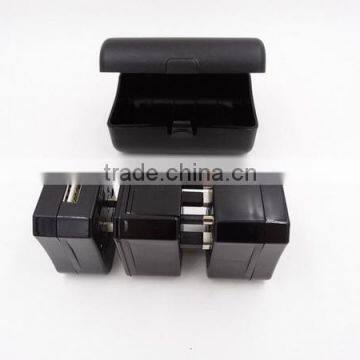 Kwmobile Universal Travel Adapter Plug Socket Net World Power Black USA EU