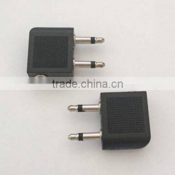 Hottest 3.5mm splitter Y adapter 2 in 1 converter connector