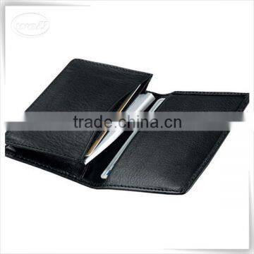 Personalized Leather Deluxe foldable credit card holder