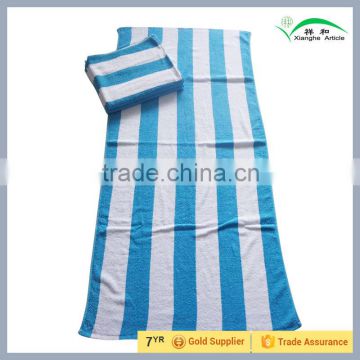 Stripe Bath Towel 100 Cotton Terry With Reactive Printing