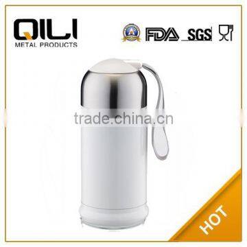 lovely white stainless steel double wall thermos cup vacuum flask