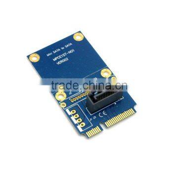 Hot mSATA to 2.5" SATA Adapter Mini PCIE PCI-E Express slot mini SATA to 2.5 inch HDD Hard Drive Disk Delock SSD Converter