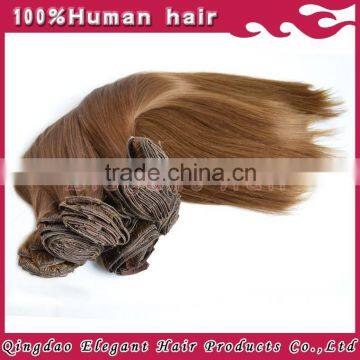 virgin brazilian hair grade 7A clip in human hair extension