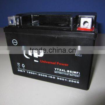 12V3Ah Motorcycle Battery YTX4L-BS Sealed Maintenance Free