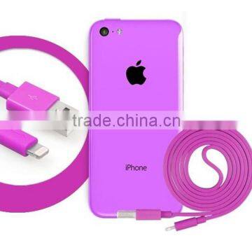 Flat Round MFI Certificated Wholesale USB Charger Cable for IOS photo-5