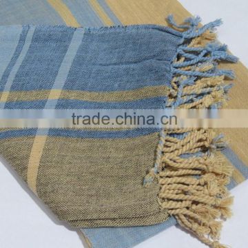 Handwoven Classic Turkish thick bamboo design kikoy hotel towel magic fouta pestemal