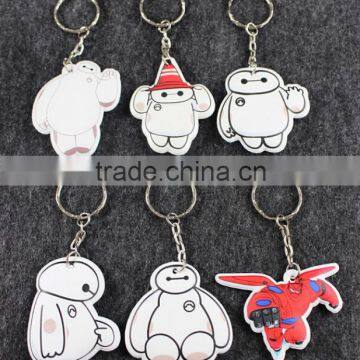 Baymax Keychain 2015 white newest arrival keychain 6CM