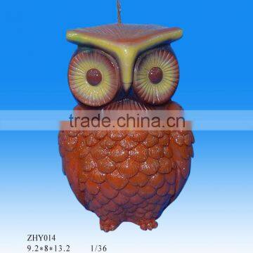 candle owl (Christmas candle,gift candle)polyresin