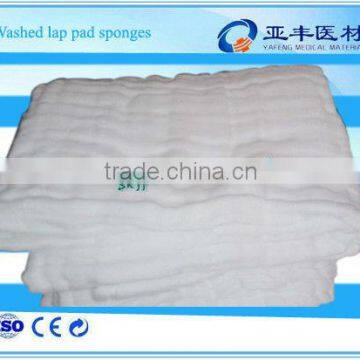 Prewashed wound dressing lap pad sponge dressing