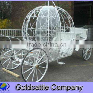 Clear polycarbonate wedding carriage