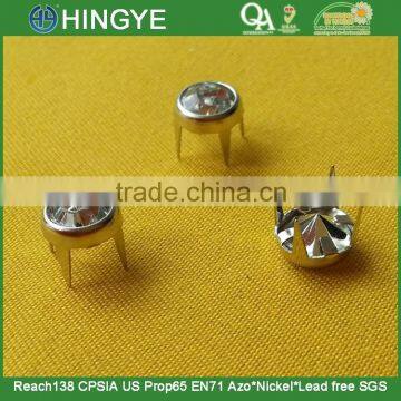 Rhinestone Prong Metal Studs For Handbag /Shoe/Garment --A013                        
                                                Quality Choice