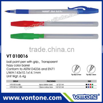 promotional stick ball point pen transparent