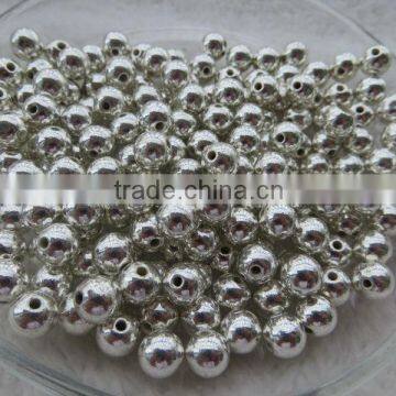 6mm/8mm Newest bling chunky loose beads, acrylic silver-Plating Spacer ccb beads for necklace ,wholesale!!