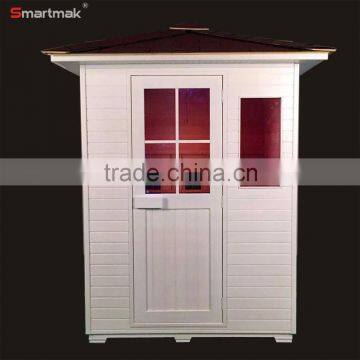 White Sauna Outdoor with Far Infared carbon heater