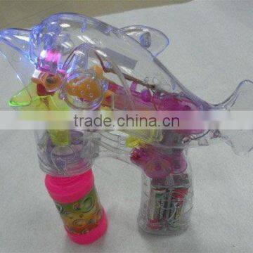 Dolphin bubble gun with lights animal bubble gun&Flashing bubble gun