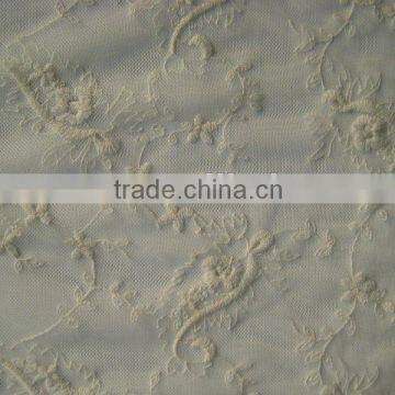 nylon net embroidery fabric