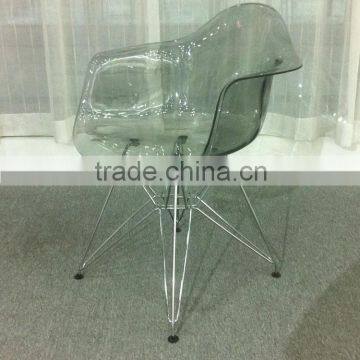 Elegant Design Crystal Transparent Plastic DAR Chair/ PC Eiffel Chair, HYX-602A