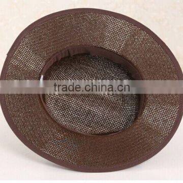 QXSH0046 New Straw Hat for Men Fashion Feather Sombrero Fedora photo-4