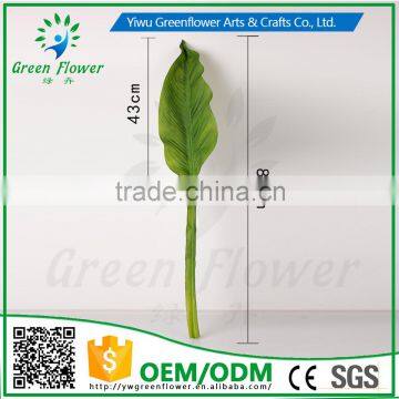 2016 Wholesale PU Latex Artificial Flowers Banana leaf Real Touch Babys breath fake flower