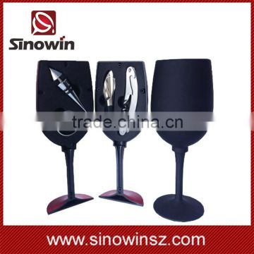 Cup shape box professional corkscrew set for wine