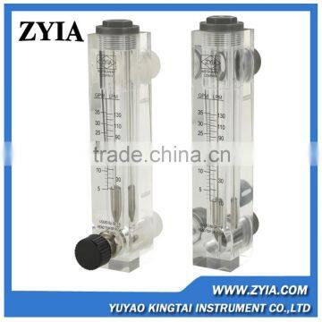 Easy to read float panel liquid flow meters