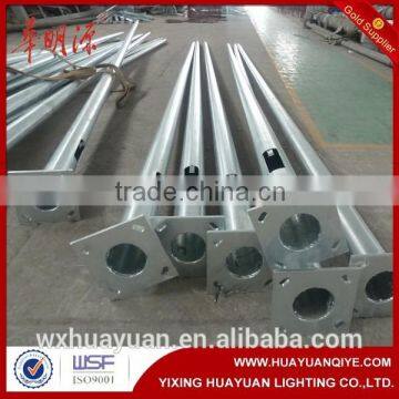 Galvanized light poles