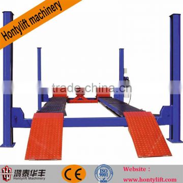 China supplier offer CE used 4 post car lift for sale hydraulic car lift for service station ce