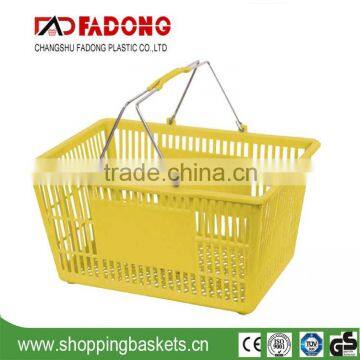 Durable shopping basket with Metal handle